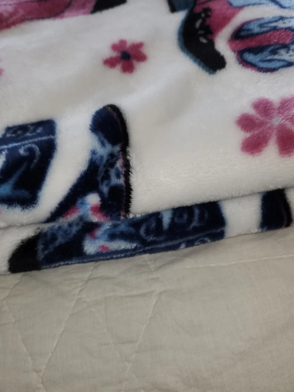 Western Cowgirl Cowboy Boots Plush Blanket Pink Teal Blue Floral Coquette Soft